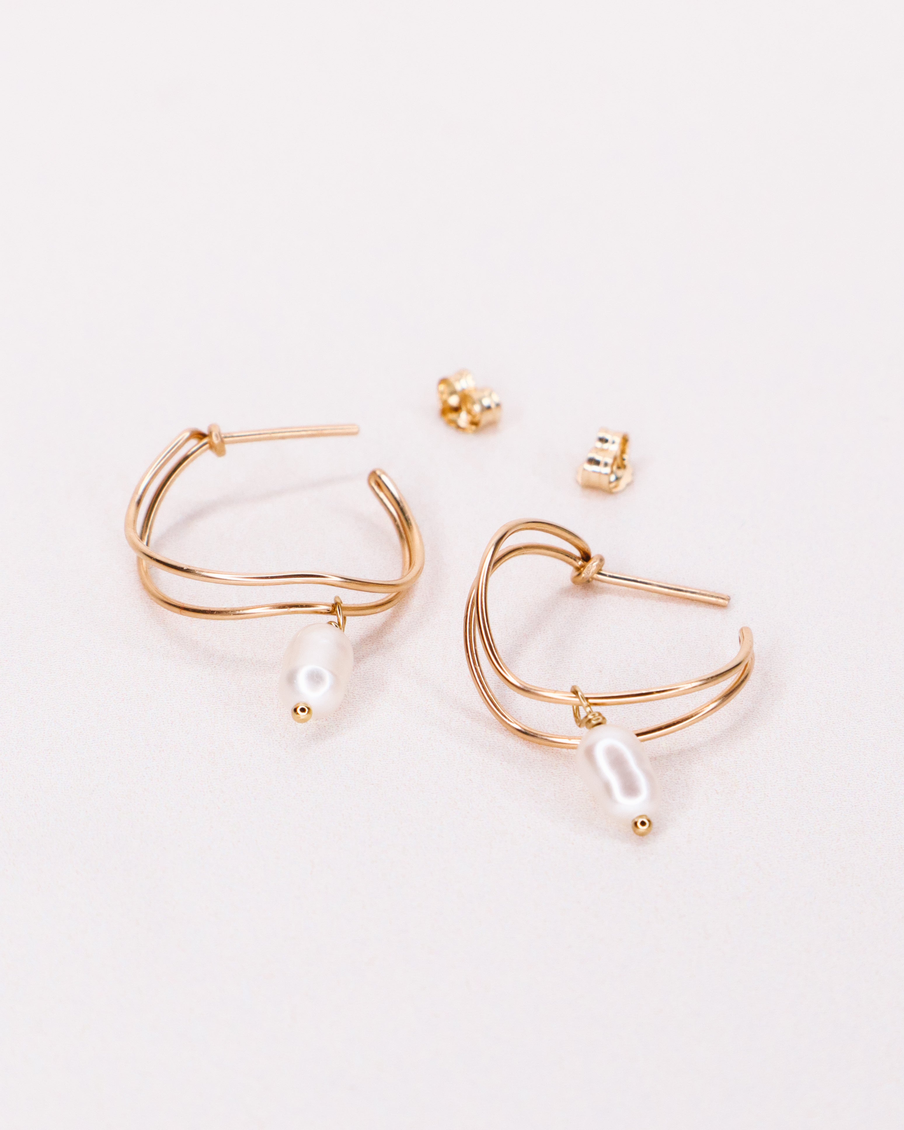 Boucles d'oreilles Auralis Or Perle