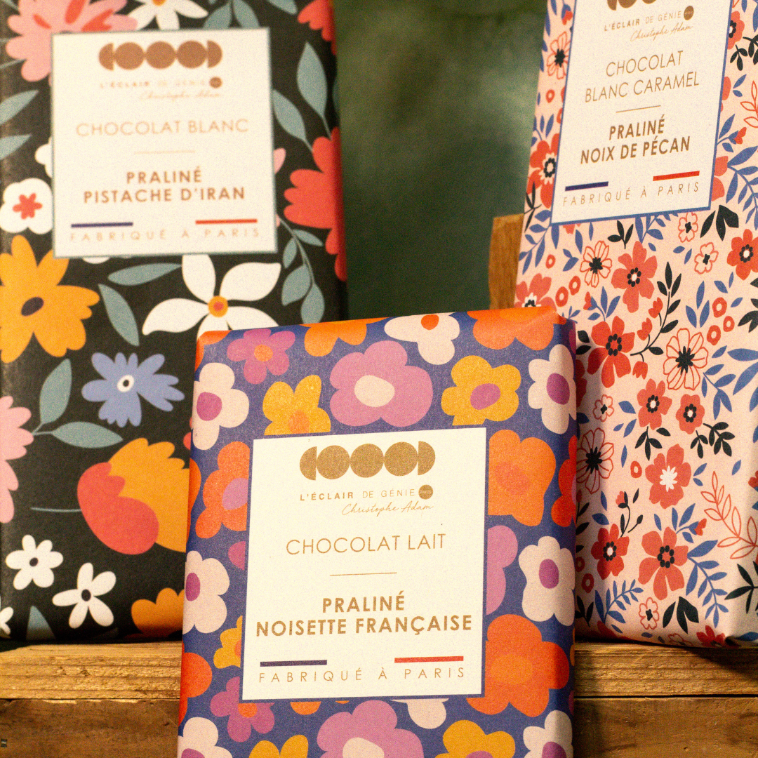 Milk Chocolate Tablet with French Hazelnut Praline