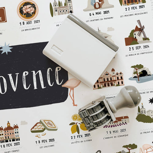 Cartel de la fecha de La Provence