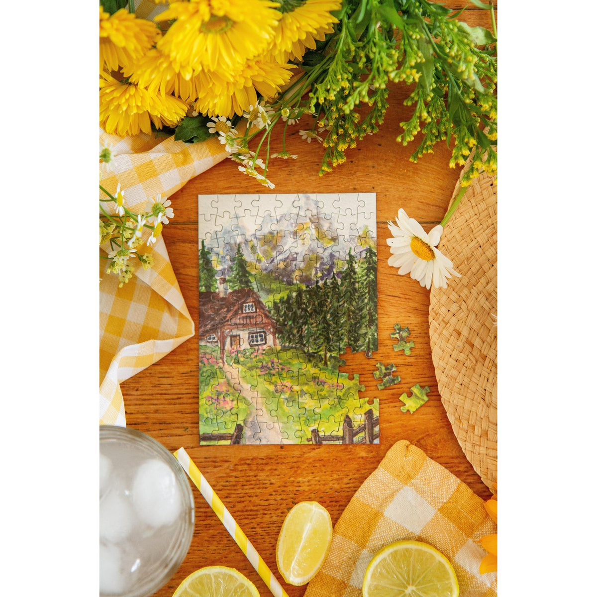 Mini puzzle - L'été à la montagne - Caro from Woodland