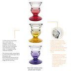 Coffret de 3 Bougeoirs Halo