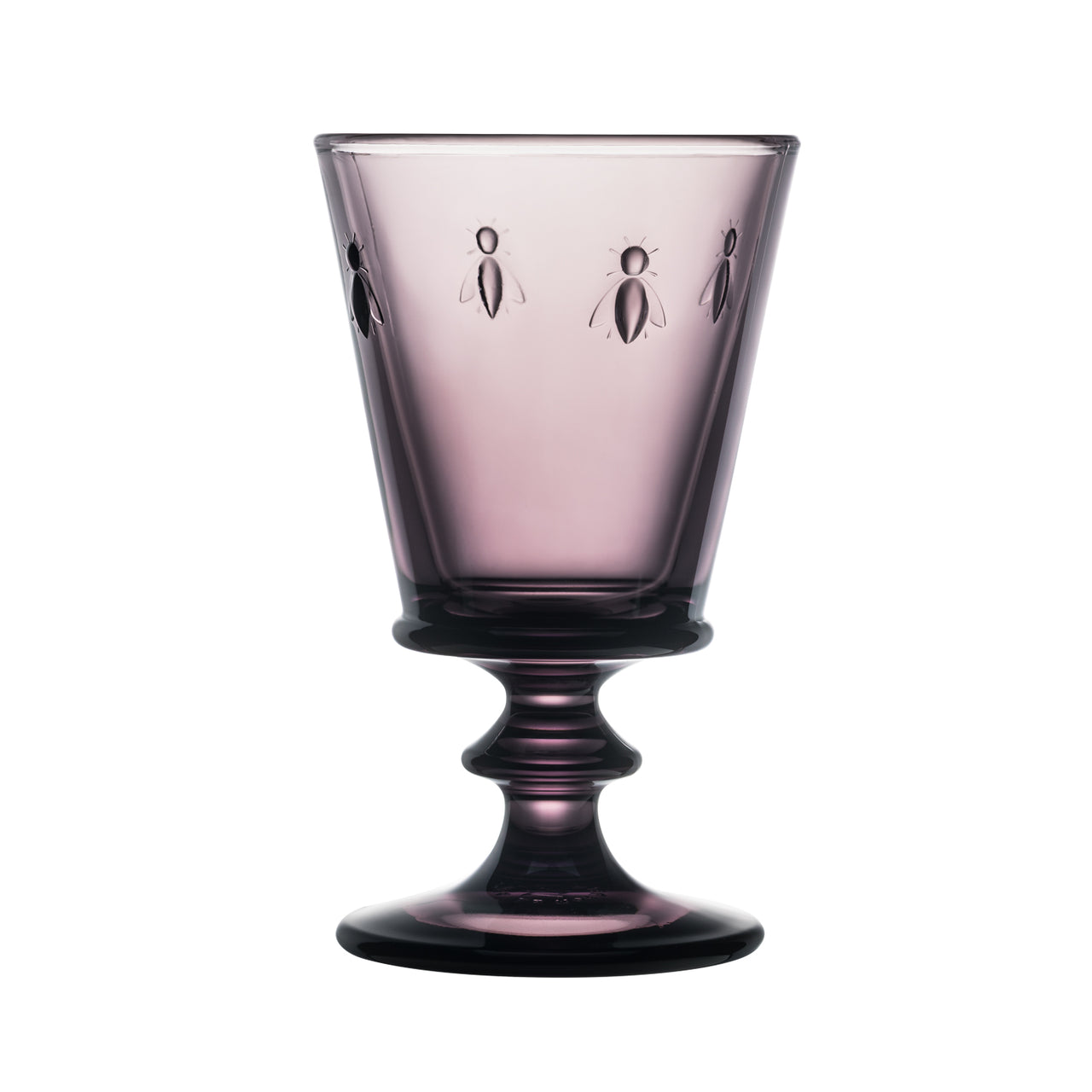 Verre À Pied Abeille Aubergine