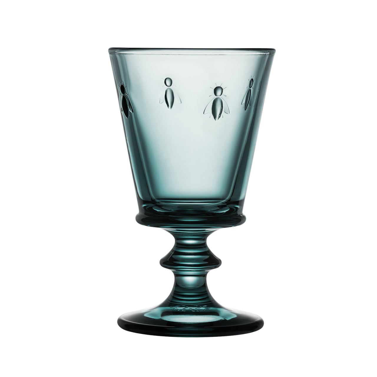 Verre À Pied Abeille Bleu Nuit