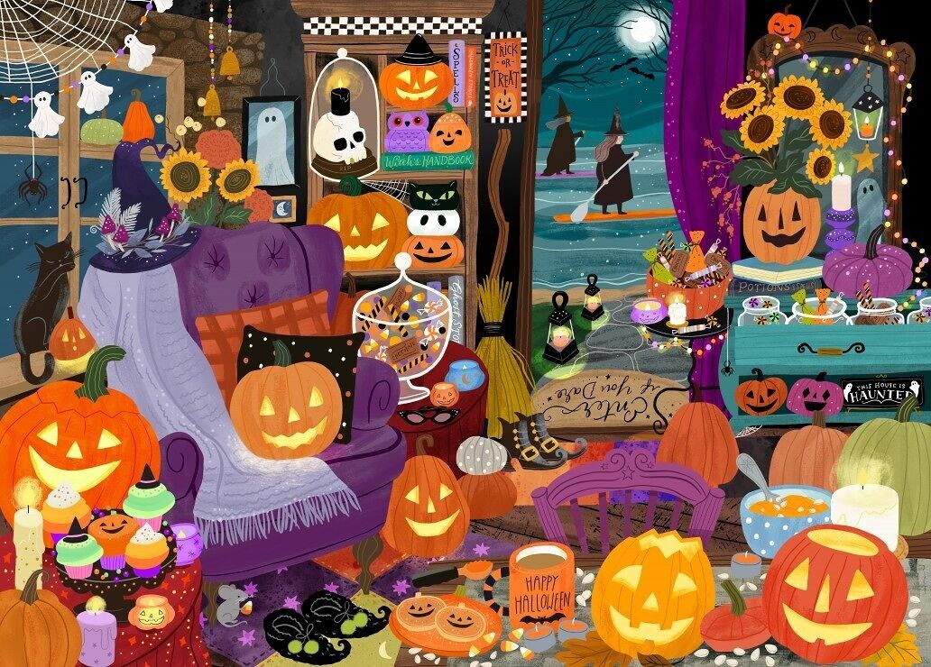 Halloween Witching Hour Puzzle - 1500 pieces - Piece - Pieces and Peace