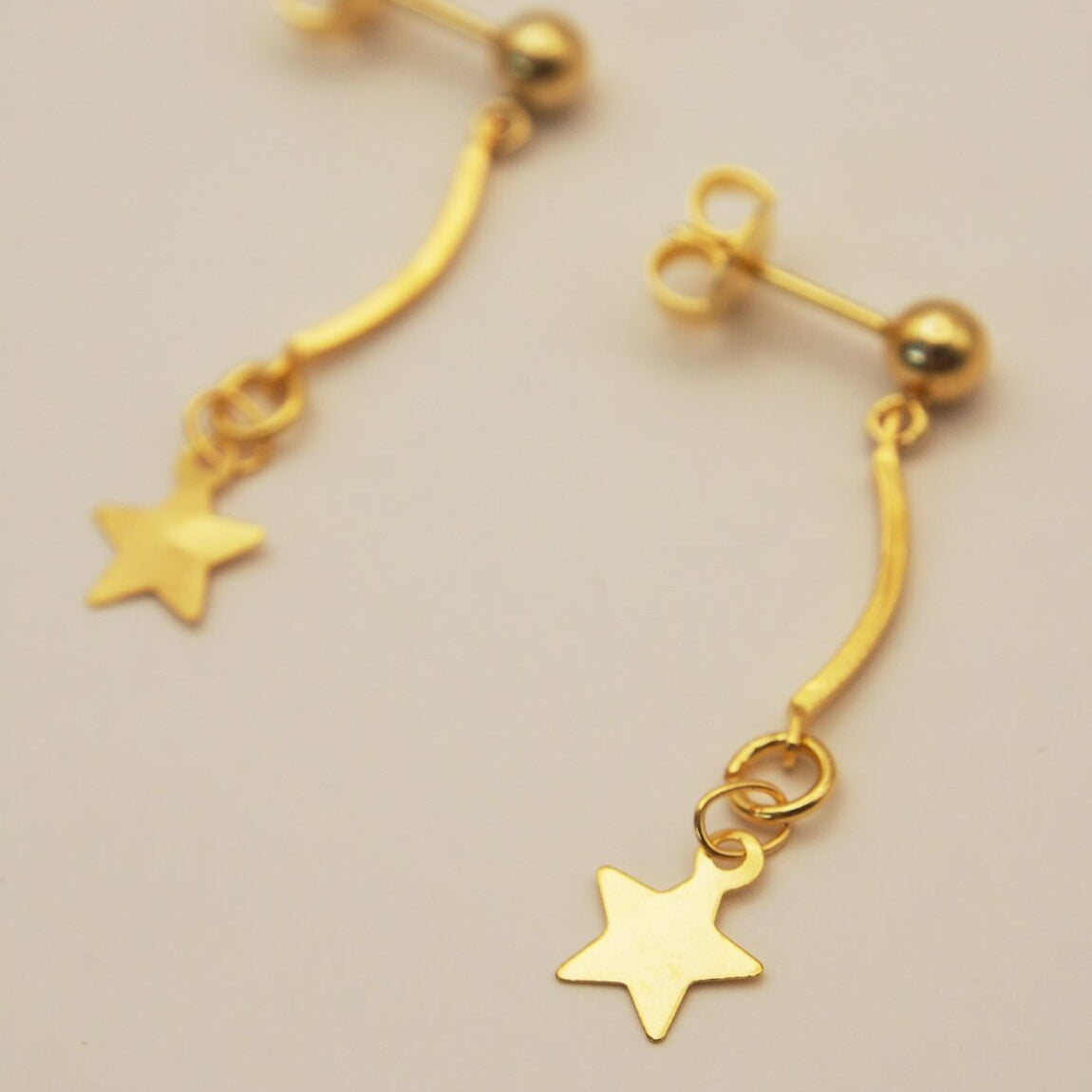 Boucles d'oreilles pendantes One Star