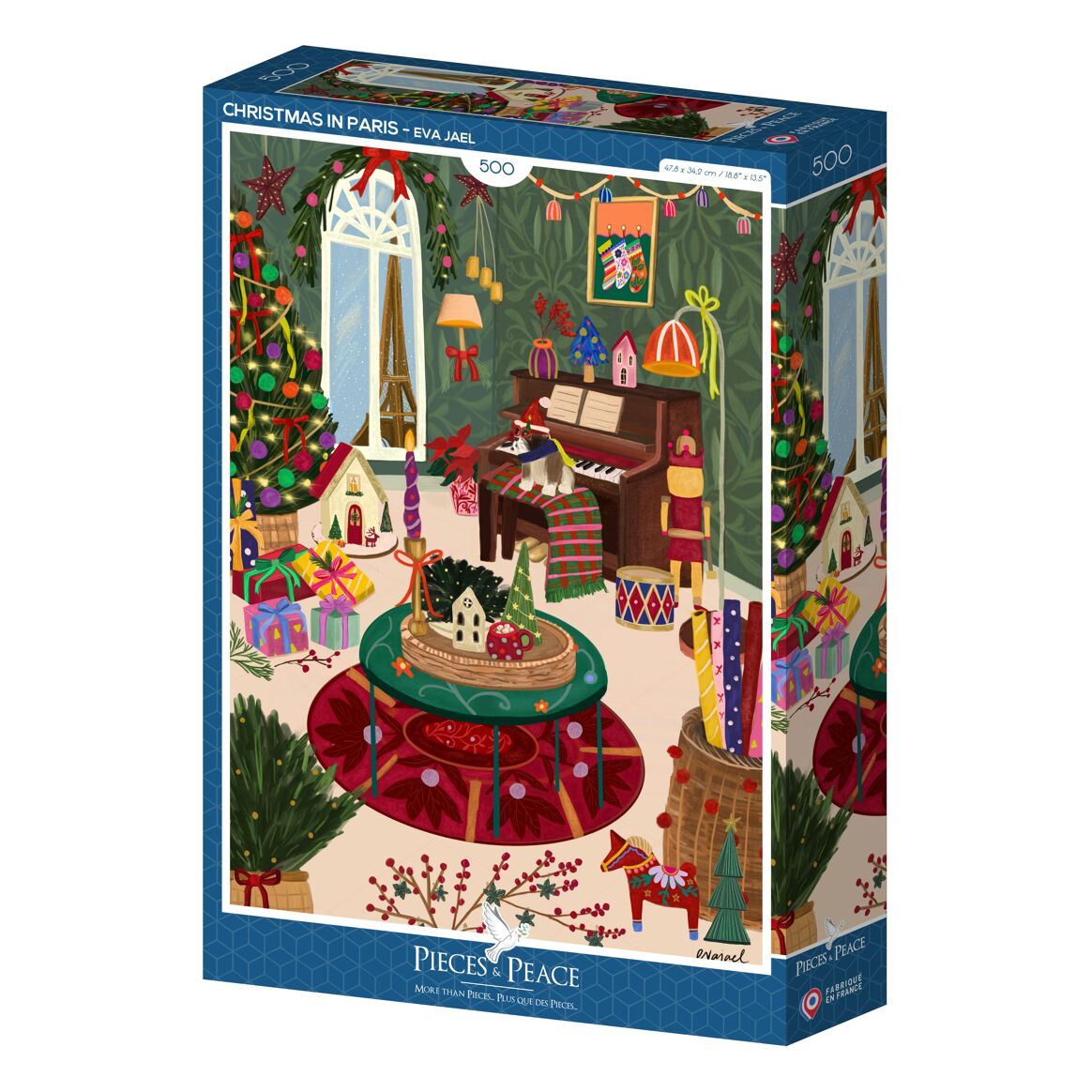 Christmas in Paris Puzzle - 500 pieces