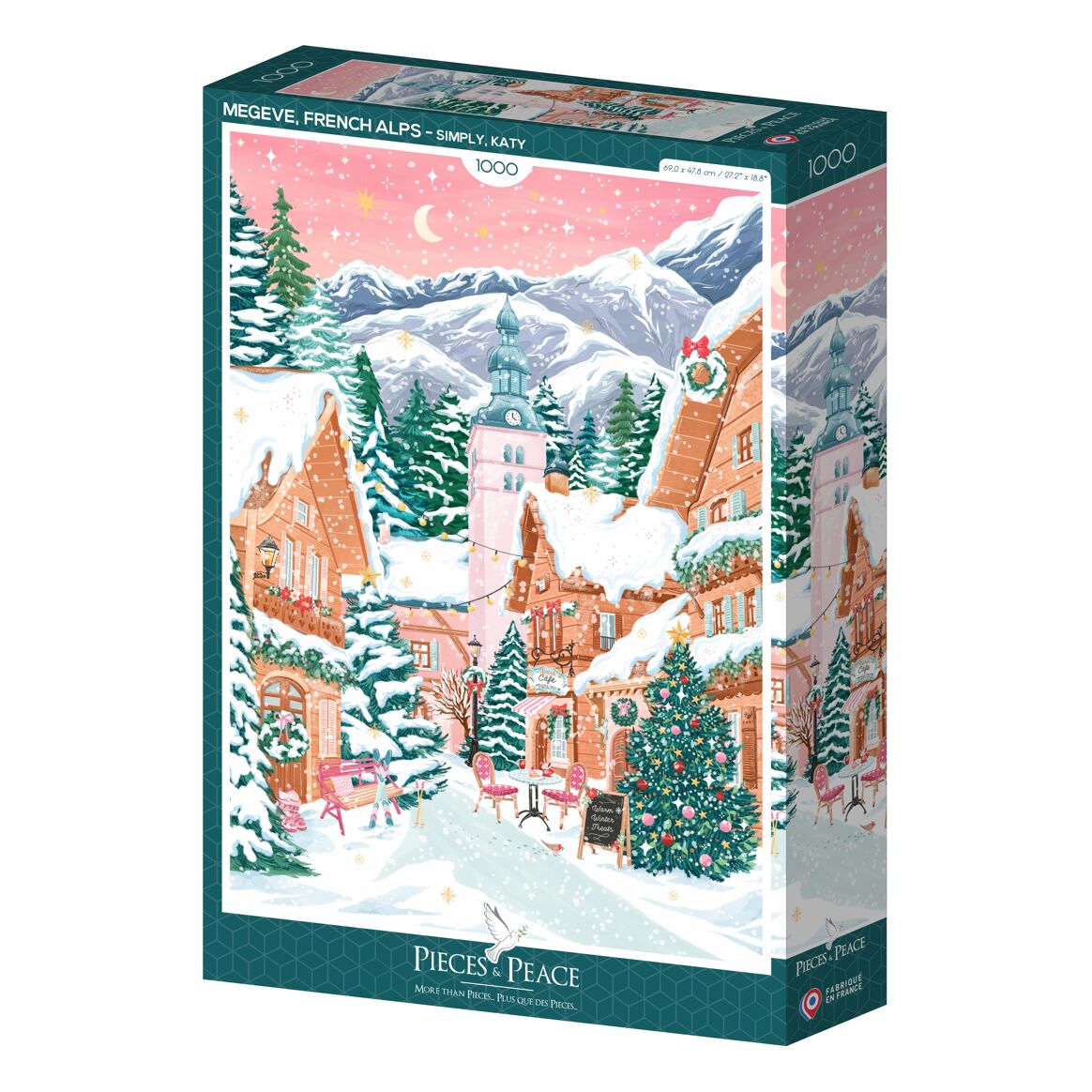 Megève French Alps Puzzle - 1000 pieces - Piece - Pieces and Peace