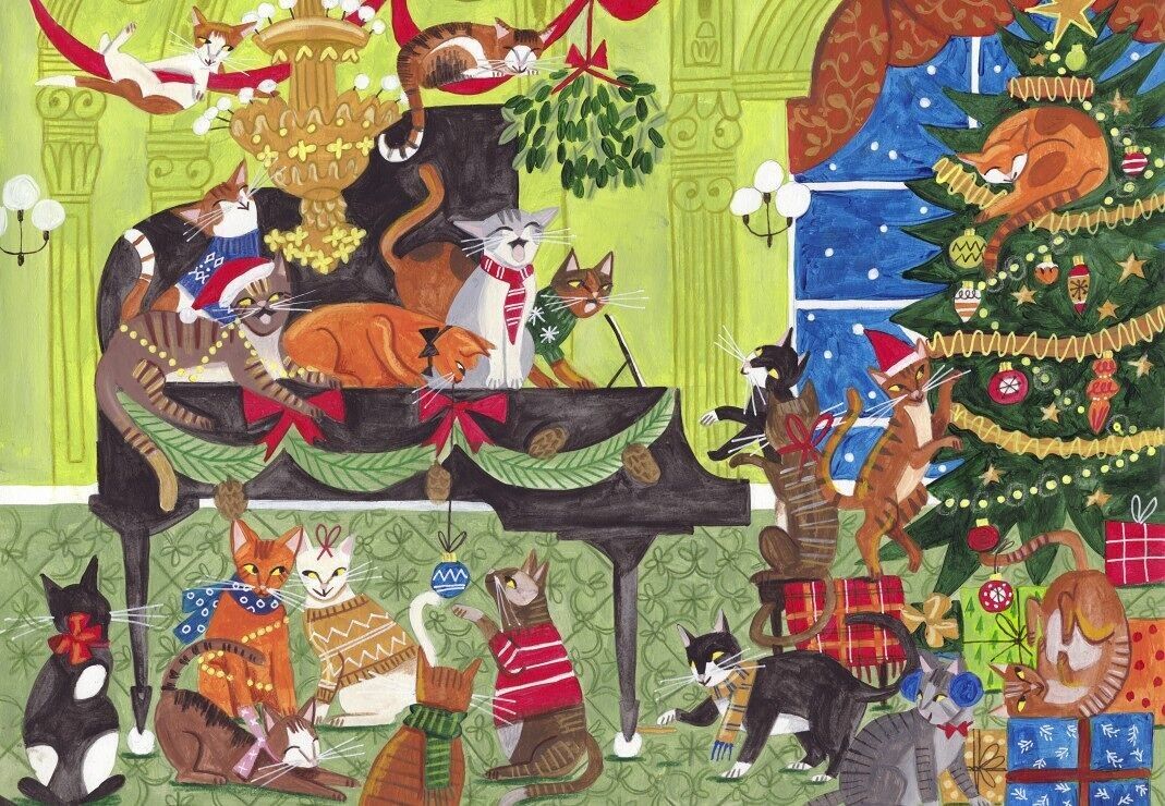 Puzzle Cats on the Piano - 1000 pieces - Piece - Pieces and Peace