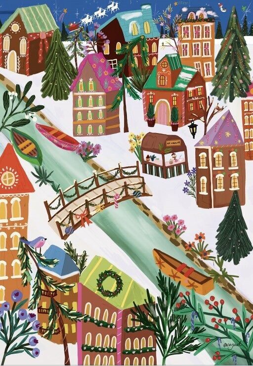 Ginger Bread Village Puzzle - 1000 pieces - Piece - Pieces and Peace