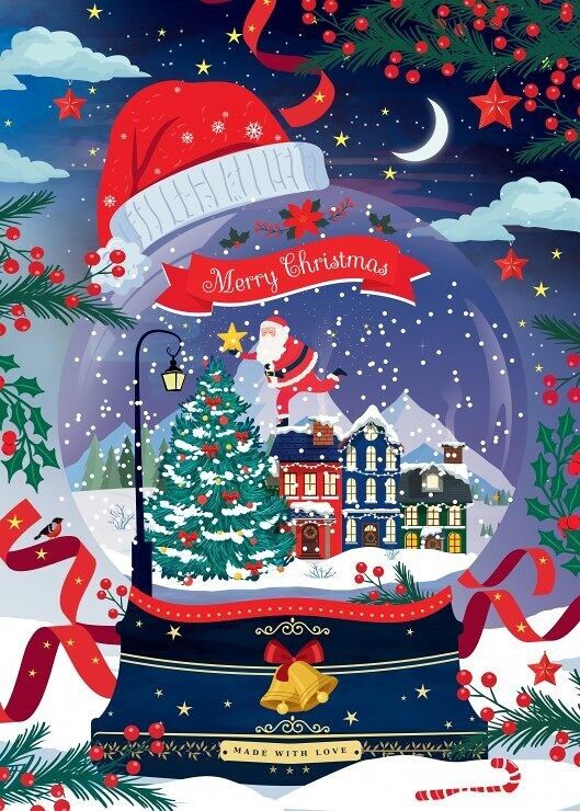 Santa's Snowy Village Puzzle - 500 pieces