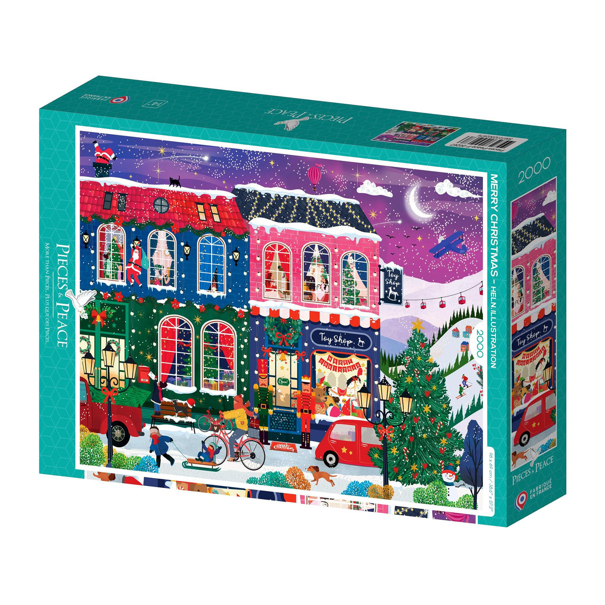 Puzzle Merry Christmas - 2000 pièces - Pieces and Peace