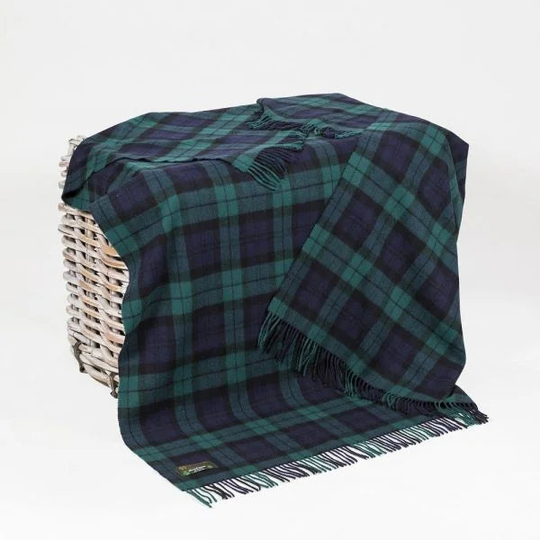 Plaid en Laine Tartan Black Watch