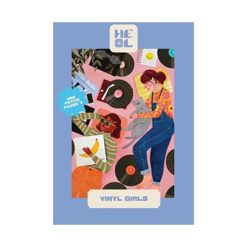 Vinyl Girls - Mini Puzzle 99 pieces - Piece - Heol