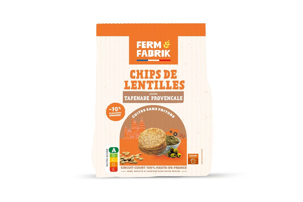 Chips de Lentilles - Saveur Tapenade Provençale