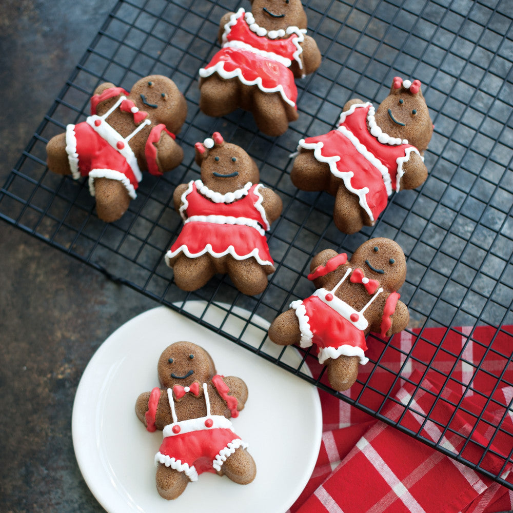 Moule à gâteau - 6 bonhommes pain d'épices Silver - Pièce - NordicWare