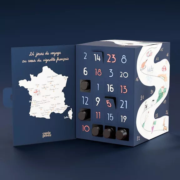 Calendrier de l'Avent 24 Vins de France