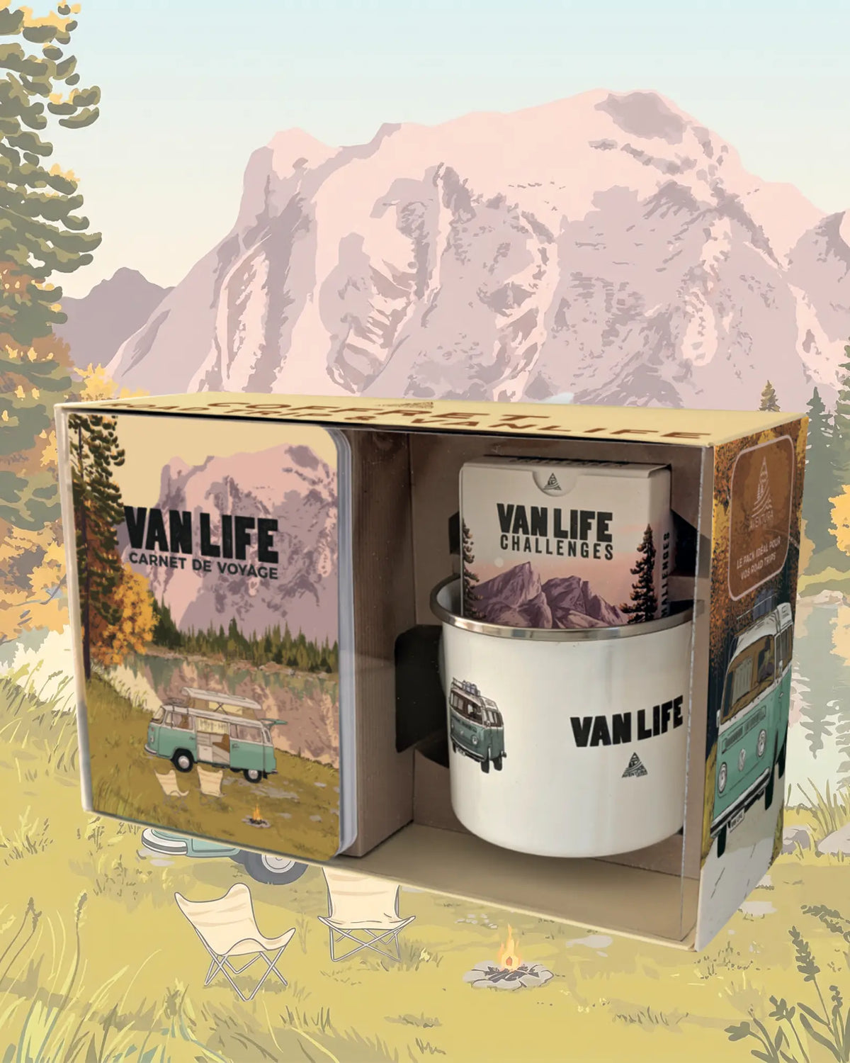 Coffret cadeau Vanlife Aventura Éditions