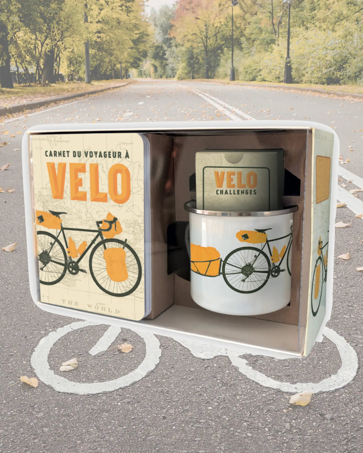 Coffret cadeau Vélo Aventura Éditions