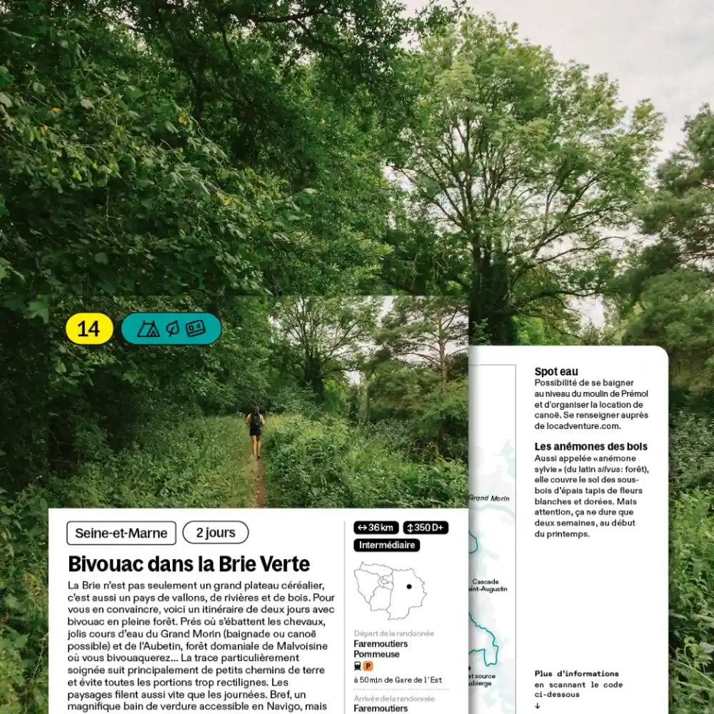 Recto-verso - 100 Randonnées en Île-de-France - Pièce - Les Others