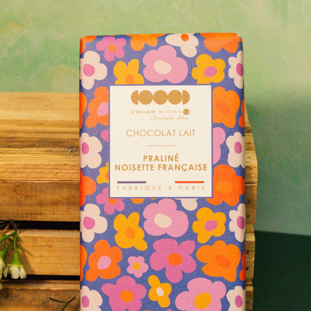 Milk Chocolate Tablet with French Hazelnut Praline