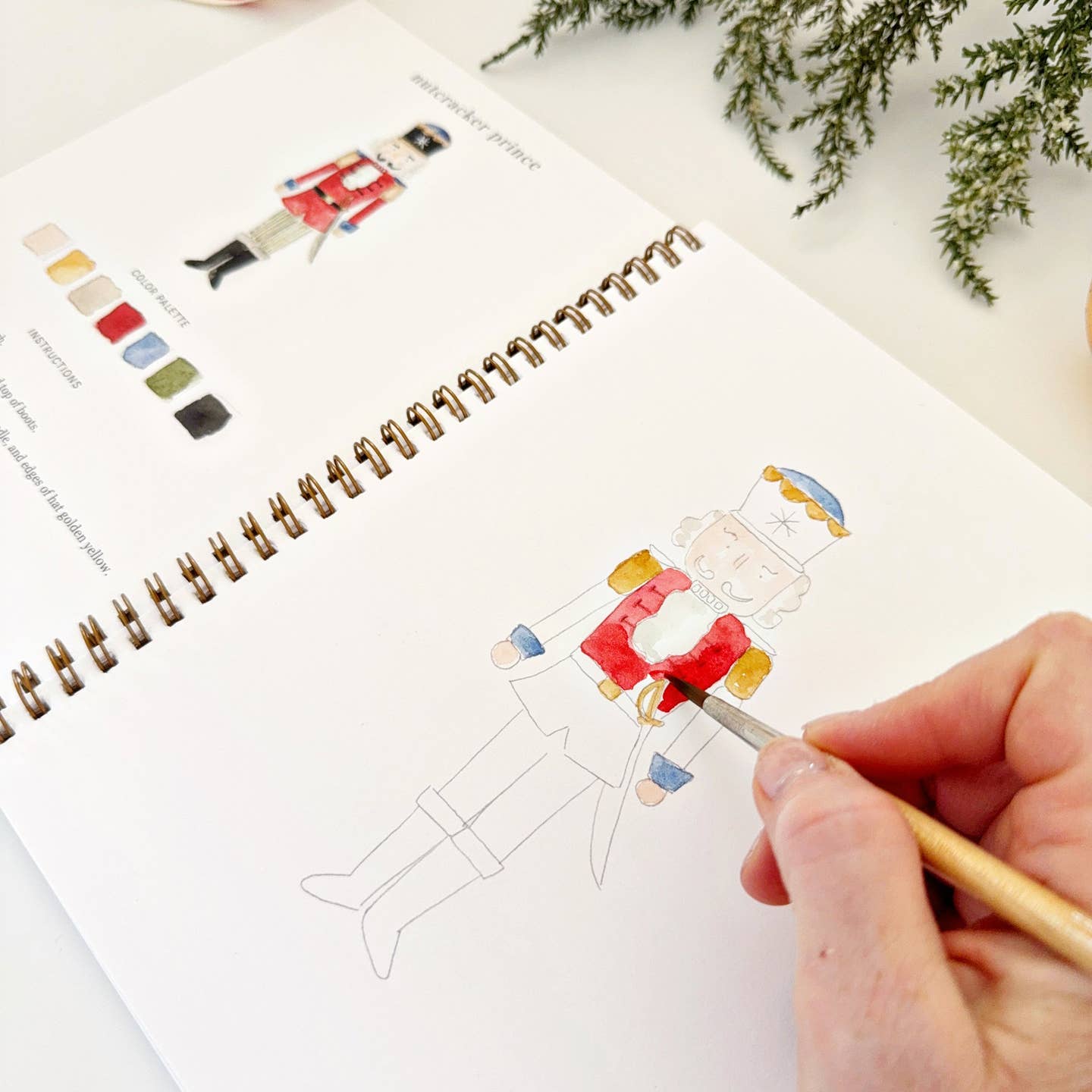 Carnet d'Aquarelle Nutcracker