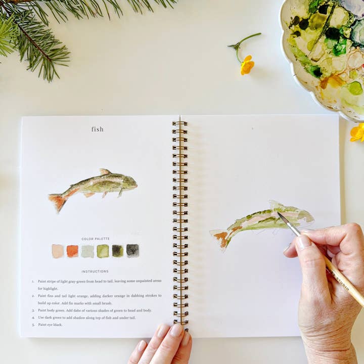 Carnet d'Aquarelle Camping