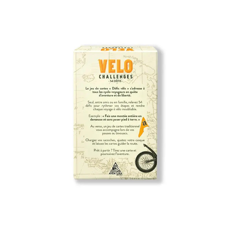 Jeu Vélo Challenges Aventura Éditions