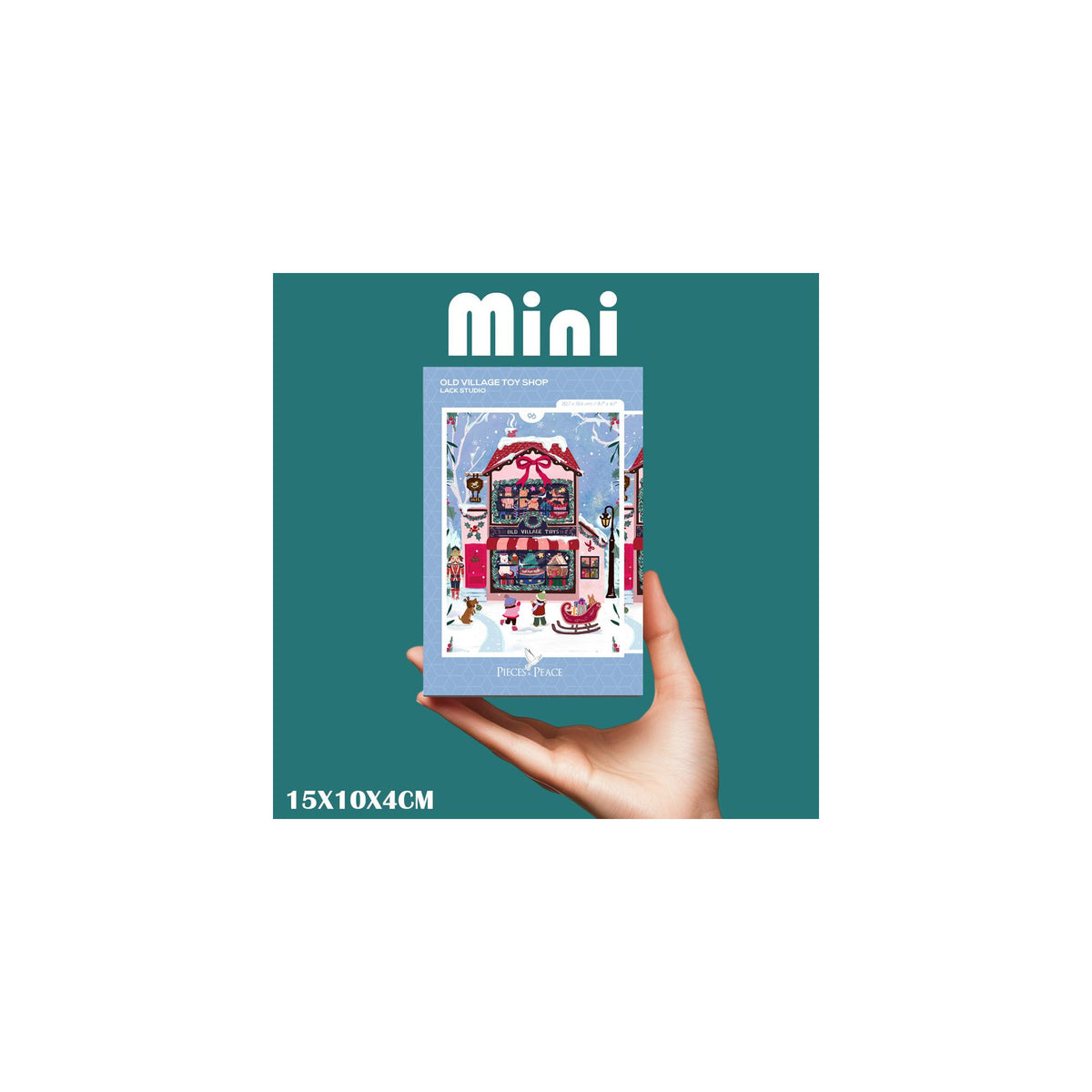Mini puzzle Old village toy shop - 96 pièces - Pieces and Peace