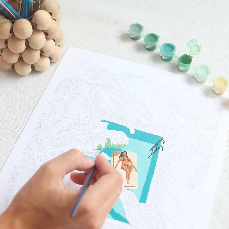 Coffret Peinture Au Numéro Daydreaming