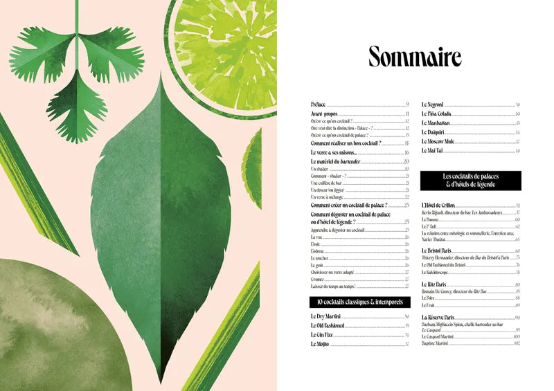 Cocktails de Palaces et d'Hôtels de Légende