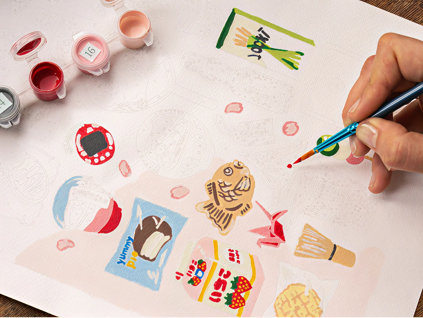 Coffret Peinture Au Numéro Week-end à Tokyo