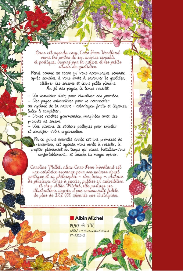 Mon agenda Cosy des 4 Saisons 2027