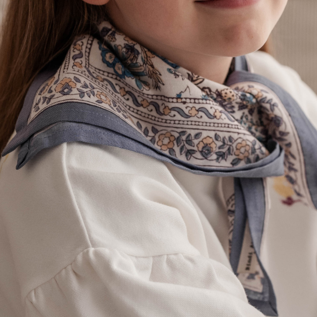 Petit Foulard Kiala Céleste