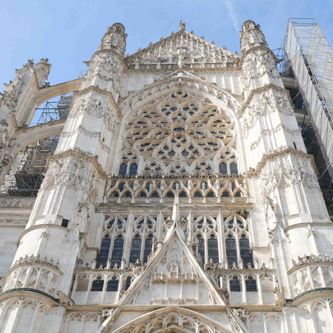 Bougie "Rosace" - 800 ans de la Cathédrale de Beauvais