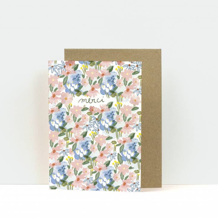 Carte Merci Fleurs