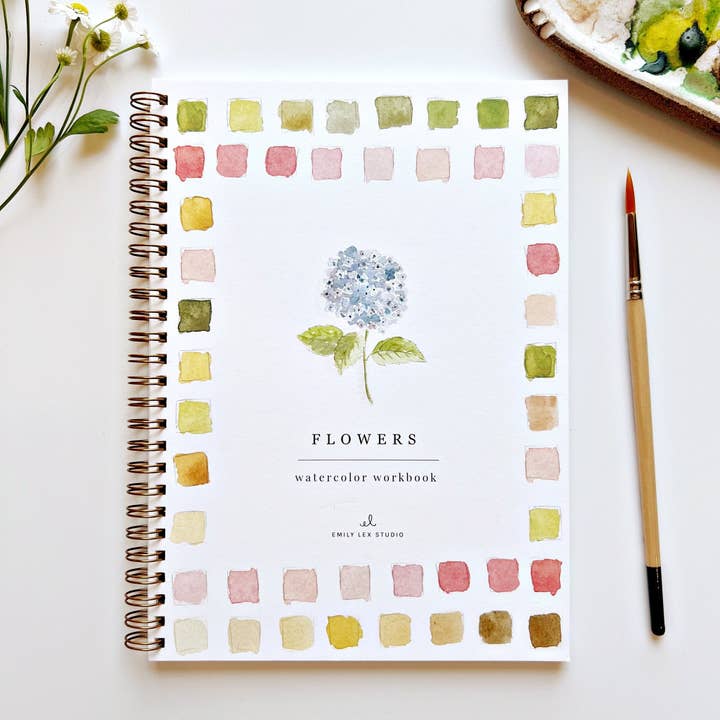 Carnet d'Aquarelle Flowers
