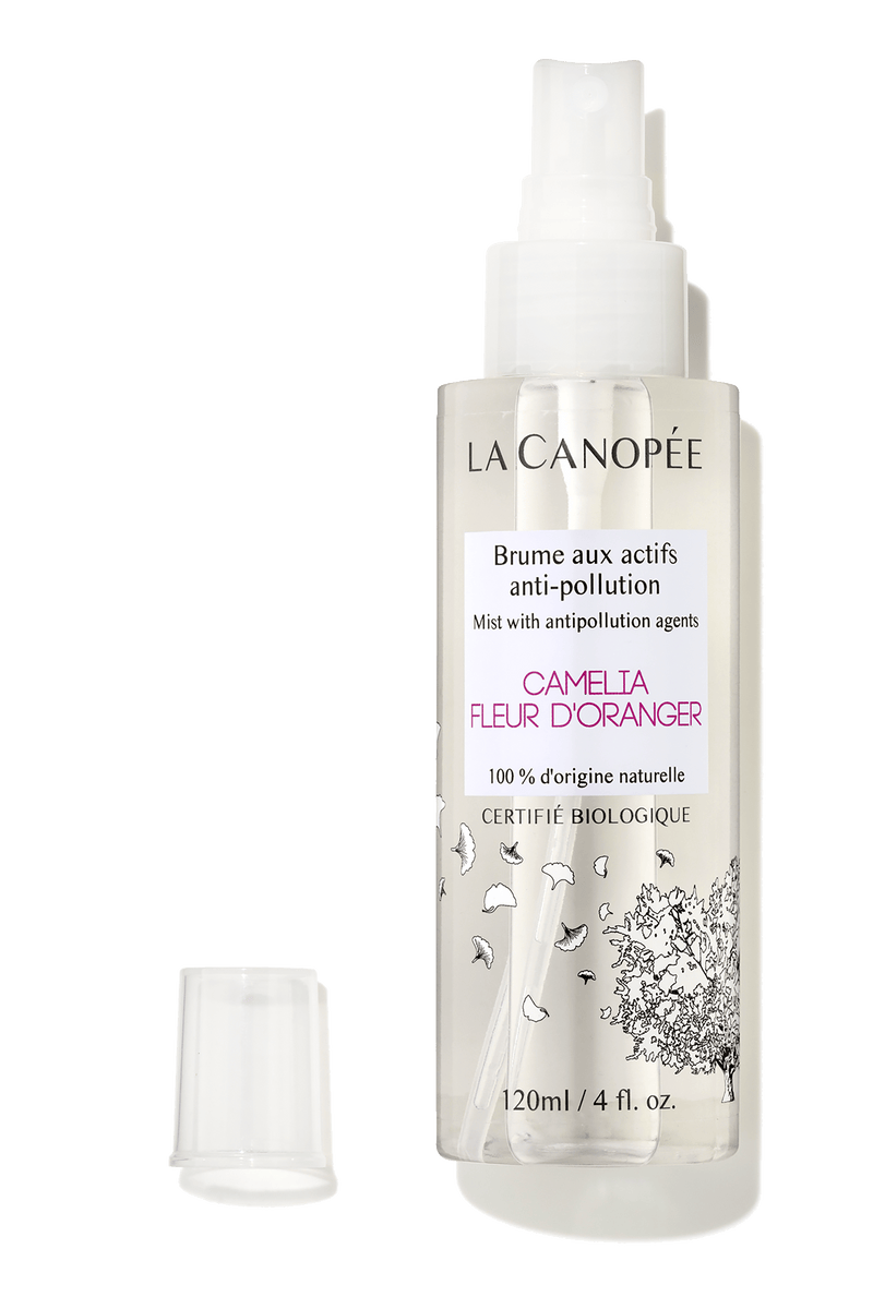 Brume aux actifs anti-pollution