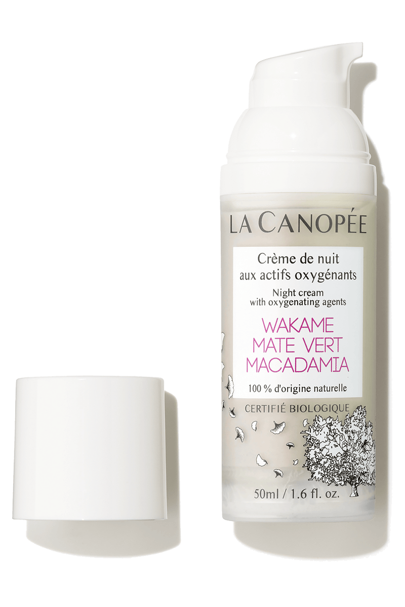Night cream with oxygenating active ingredients