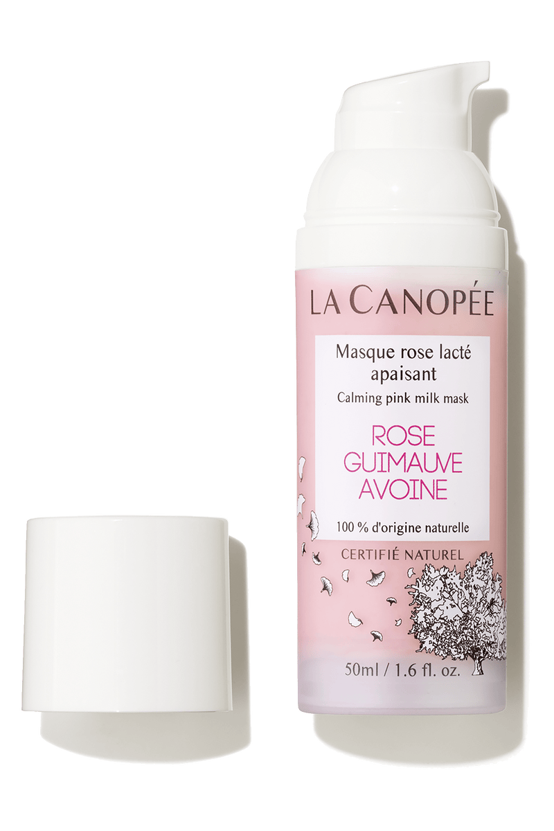 Masque rose lacté apaisant