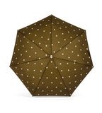 Parapluie compact - Angélique Kaki pois blancs