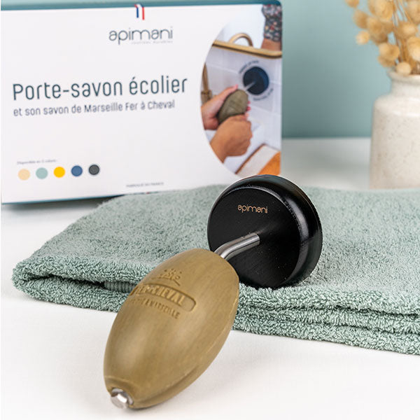 Porte-savon Écolier - Noir