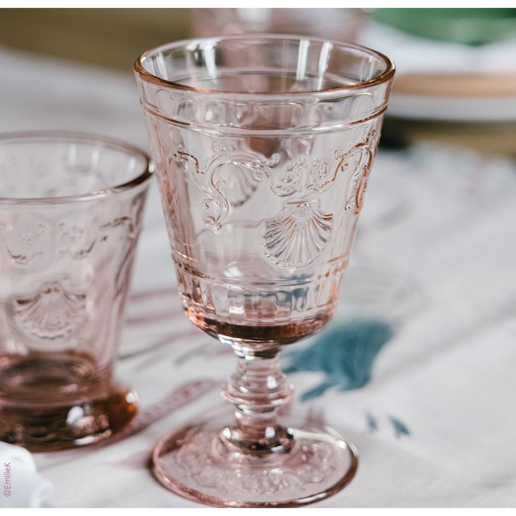 Verre à Pied Versailles Rose