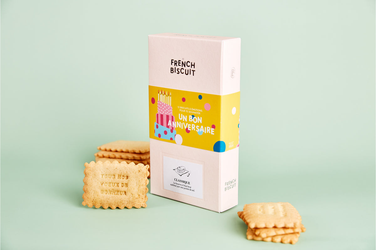 Un bon anniversaire 12 Biscuits Gravés