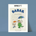 Affiche Babar aime la pluie