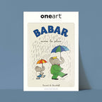 Affiche Babar aime la pluie