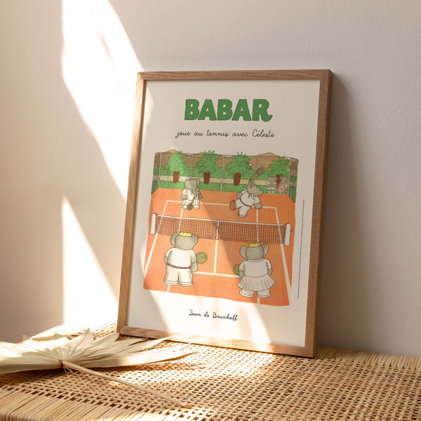 Affiche Babar joue au tennis avec Céleste