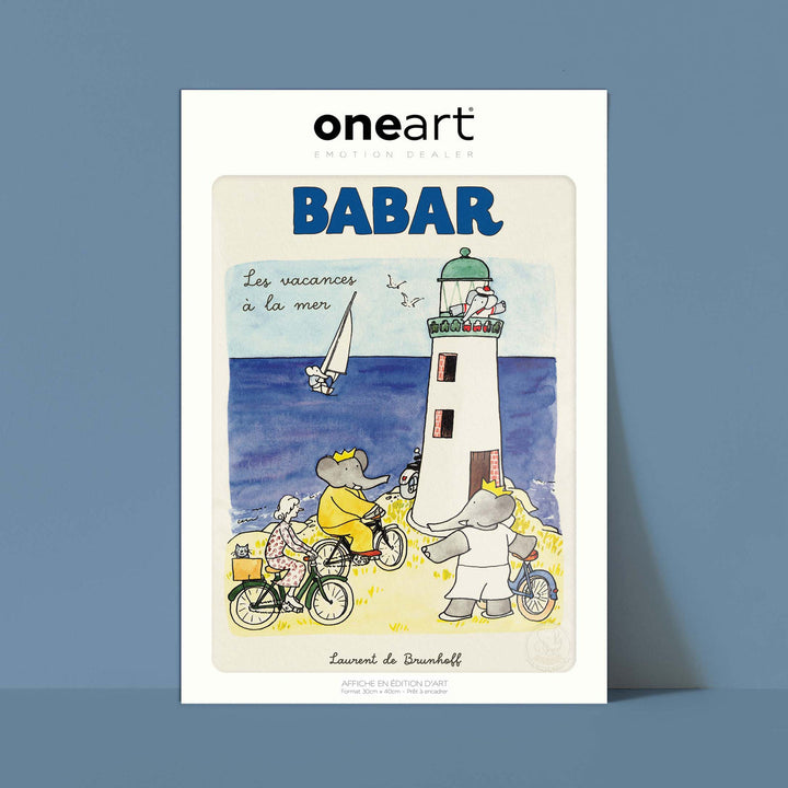 Póster de Babar: Vacaciones en el mar 