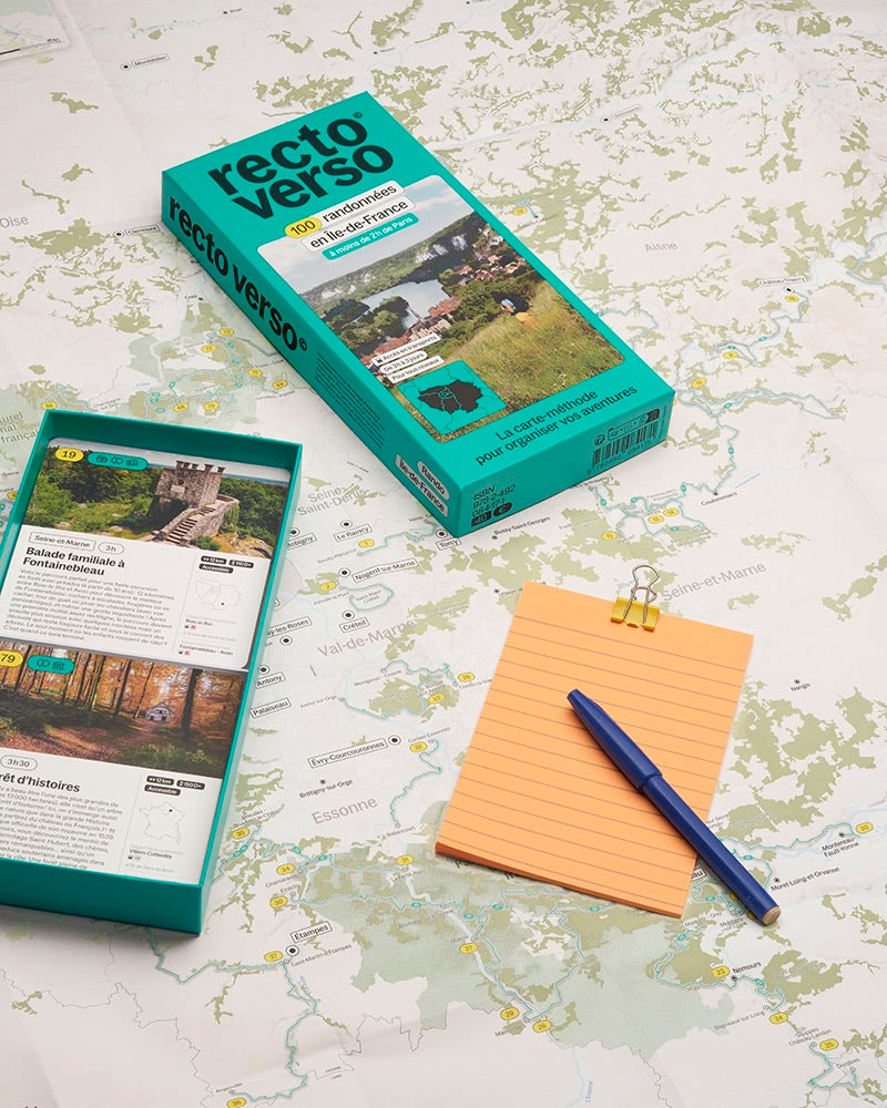 Recto-verso - 100 Randonnées en Île-de-France - Pièce - Les Others