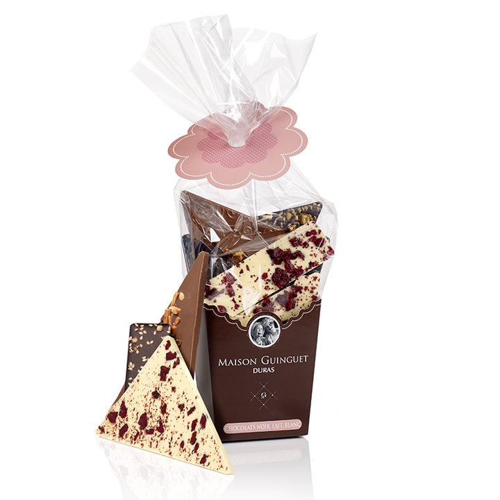 Boîtasac Chocolat Noir Blanc Lait