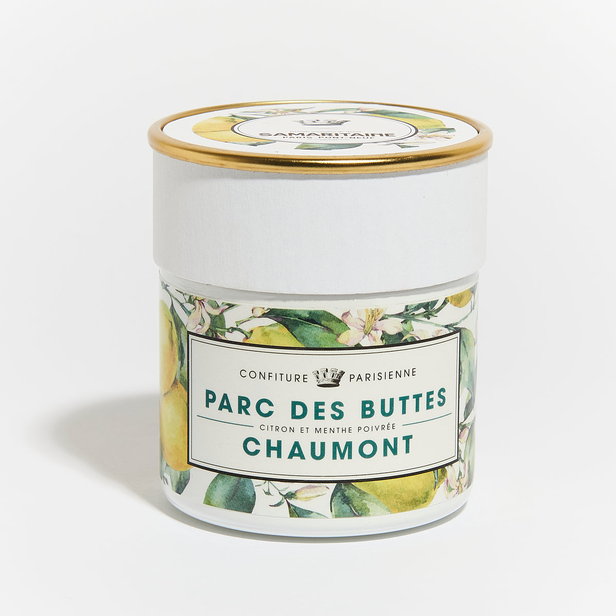 Confiture Parc des Buttes Chaumont Citron et menthe poivrée